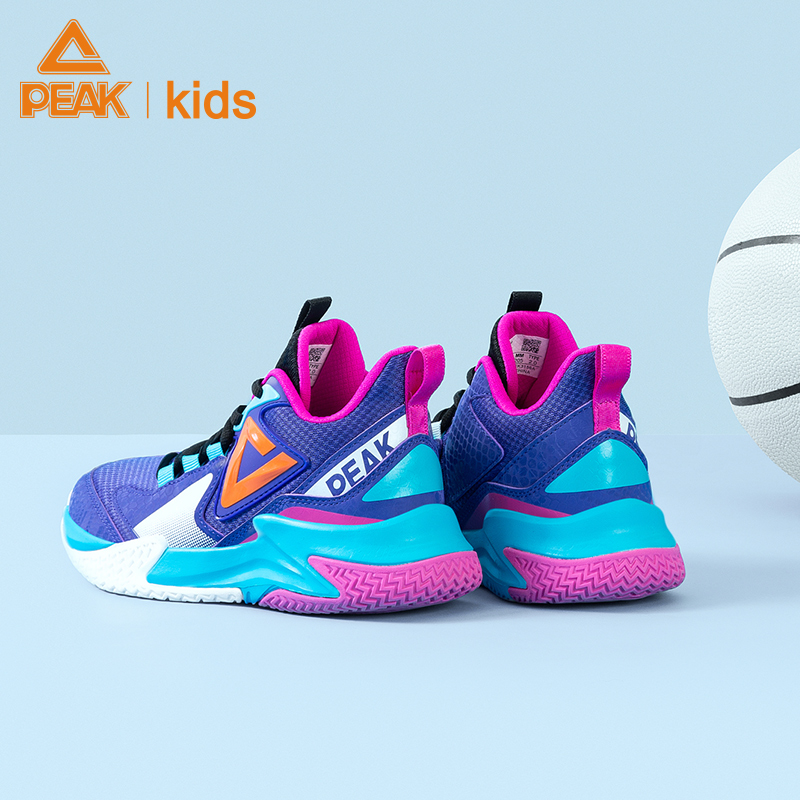 匹克童鞋男童篮球鞋秋冬新款儿童运动鞋学生橡胶防滑减震耐磨鞋子 - 图1