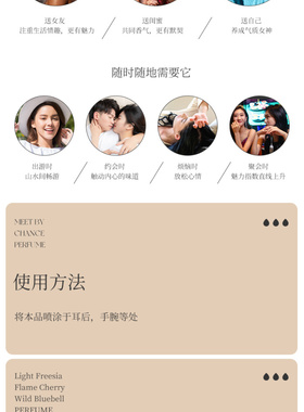绿叶希诺丝古风高颜值小众轻奢身体私密淡香高级液体香水邂逅性感