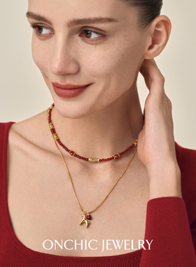 【李佳琦直播间彩妆场】Onchic阳光小马项链本命年新年马年毛衣链