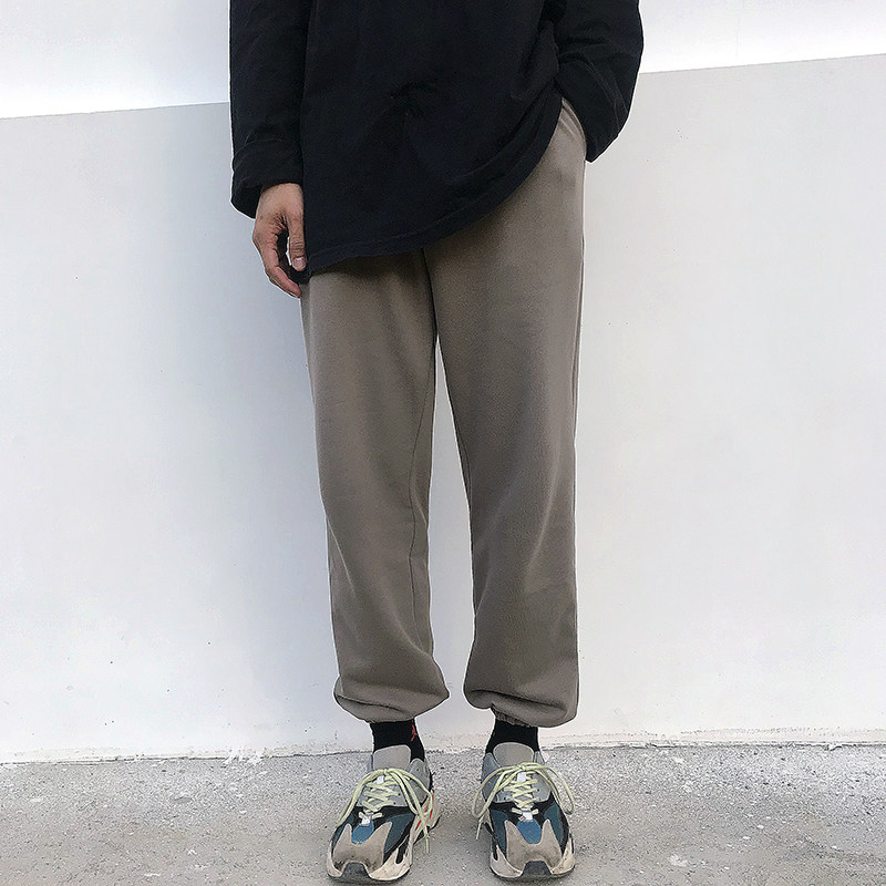 搭配yeezy神ins侃爷同款男女椰子 4FUN休闲裤