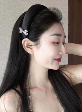 贵妇招米精灵耳满钻双蝴蝶结发箍
