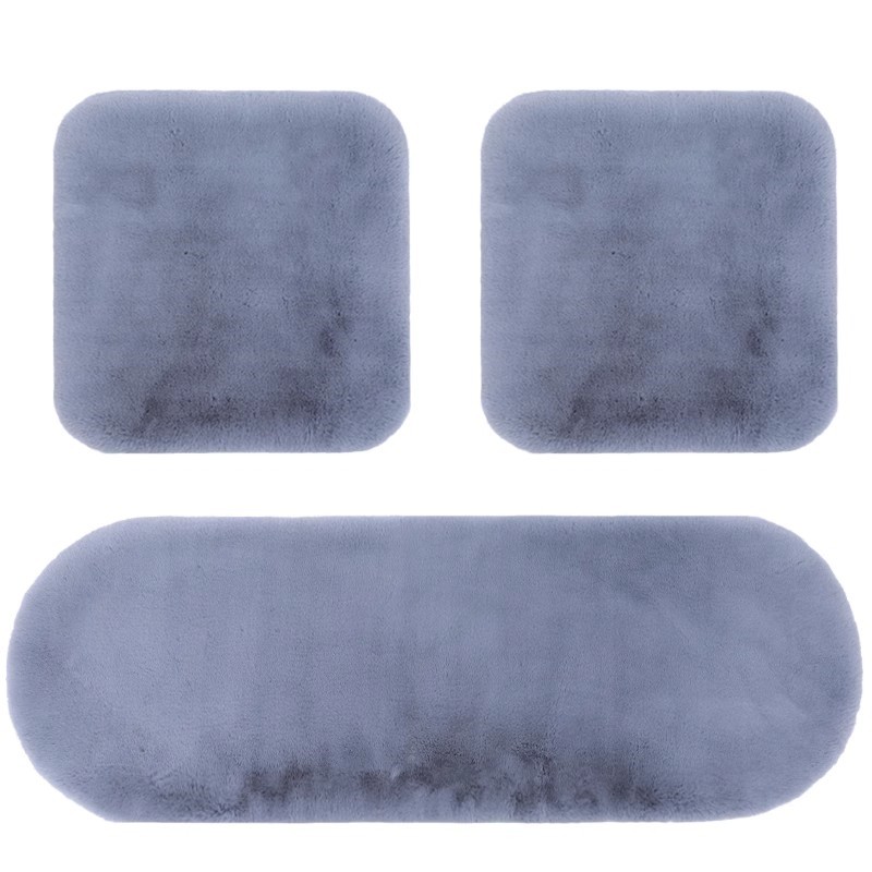 汽车坐垫冬季毛绒单片三件套冬天车载仿兔毛羊毛座垫短毛后排通用