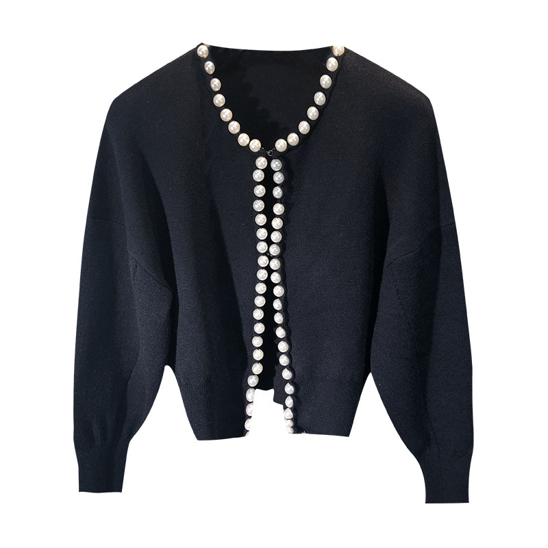 2020秋冬新款小香v领长袖大短外套 誉朵短外套