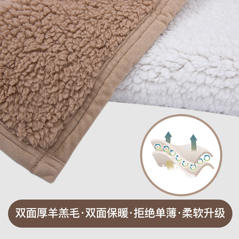 淘宝心选【满减专区】羊羔绒午睡毯 淘宝心选休闲毯/毛毯/绒毯