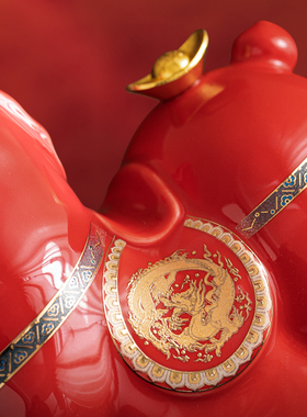 徐建勇原创 龙马精神马年限定家居摆件客厅玄关入门装饰带礼盒