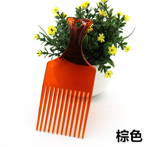 男士油头专用插梳大背头挑梳飞机头造型梳高神器叉梳便携式扁梳子 - 图3