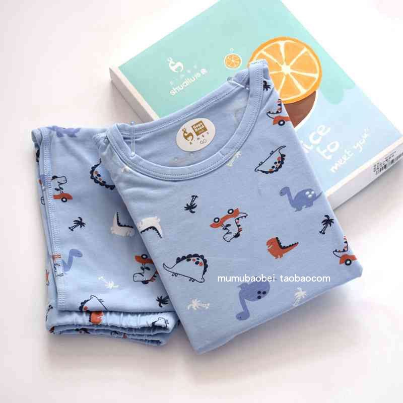 帅鹿男童春秋冬莱卡棉内衣套装儿童秋衣秋裤宝宝家居服2包邮,淘宝优惠券,粉丝福利购,淘宝优惠卷