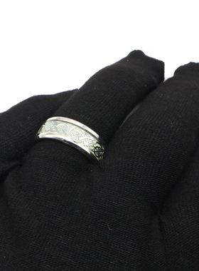 龙纹夜光小众国风钛钢男士戒指