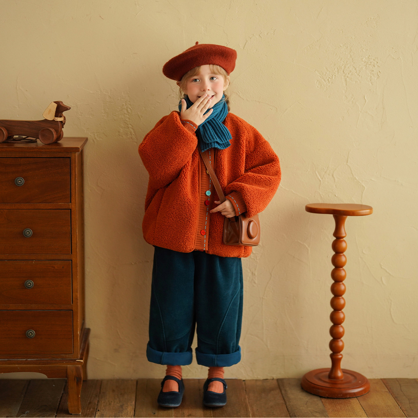 砚台家女童摇粒绒短款开衫加绒外套冬装新款儿童宝宝加厚保暖上衣,淘宝优惠券,粉丝福利购,淘宝优惠卷