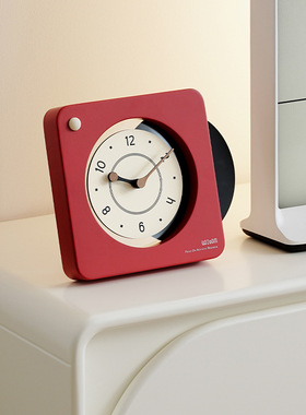 wozoom屋准奶油风创意座钟家居客厅装饰品玄关电视柜简约桌面摆件