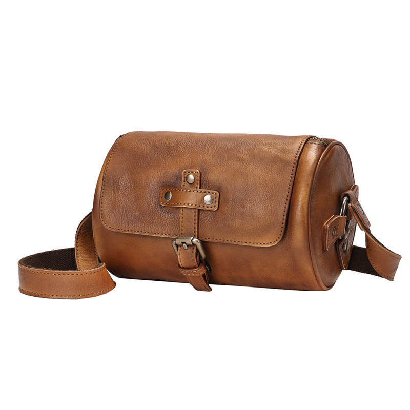 复古牛皮2020新款单肩个性盖斜跨包 复美女士包袋