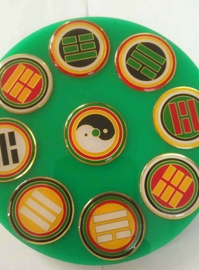 铜30厘米28公分31.4公分五龙太极盘五龙吸财盘五龙震招财盘三元命