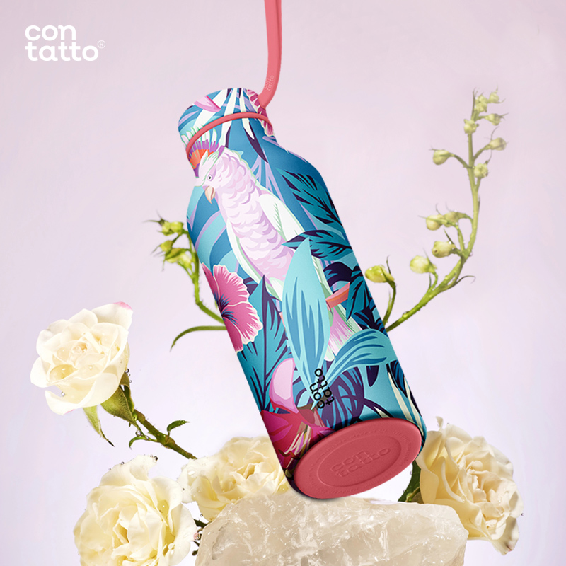 contatto联名潮流保温杯壶不锈钢户外随行商务礼品欧式男女喝水杯 - 图1