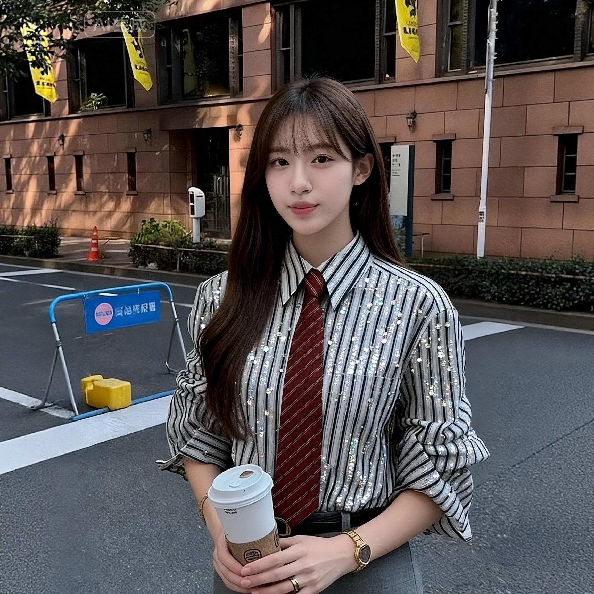 韩系暗红色条纹领带休闲百搭手打款,淘宝优惠券,粉丝福利购,淘宝优惠卷