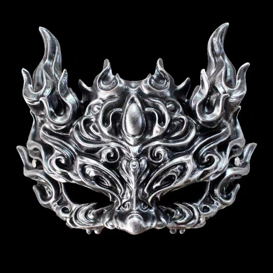 Chinese style Qilin full face mask COS dressing prop Halloween costume shooting men and women Hanfu mask adult