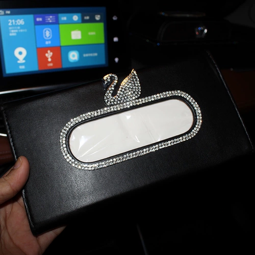 Автомобильная -каркасная коробка для ткани подвесная приюта инкрустация бриллиантов мисс творческий автомобиль творческий кросс -коробочка для пикапа автомобиля висят