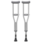 Медицинские костыли Реабилитационные ходьбы для молодых людей с переломами, двойные костыли подмышки, пожилые люди против скольжения с костылями