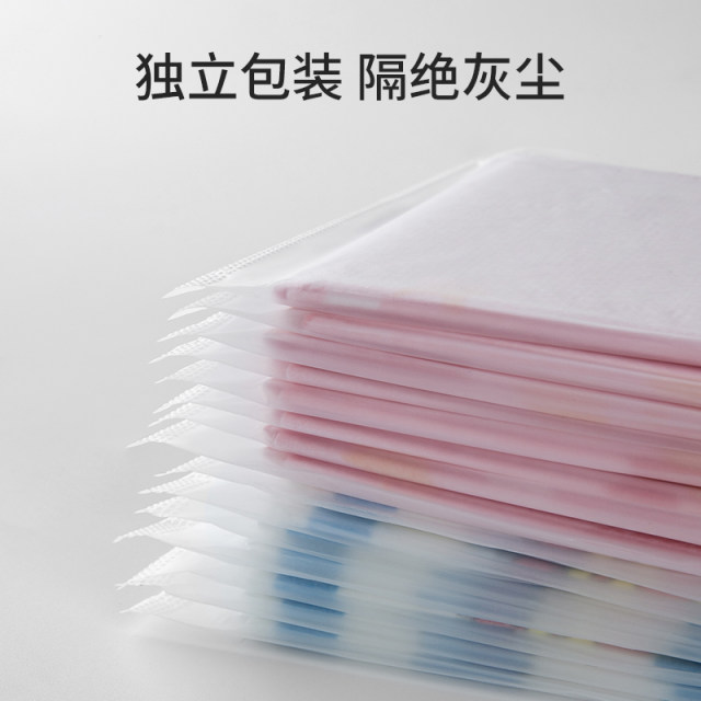 Baby disposable placemats independently packaged with waterproof and absorbent water
