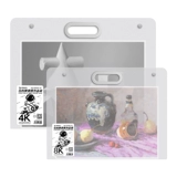 Льняная сумка, система хранения, портативный фотоальбом для папок, художественная витаминизированная бумага для рисования для рисования, альбом для карточек