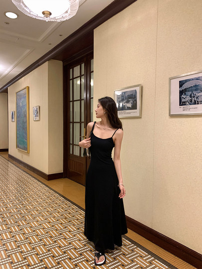 Kardashian slim suspender dress for women summer long skirt