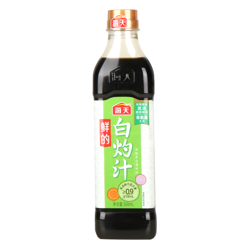 正品海天鲜的白灼汁500ml 凉拌菜清蒸提鲜清蒸海鲜白勺汁家用茼蒿 - 图3