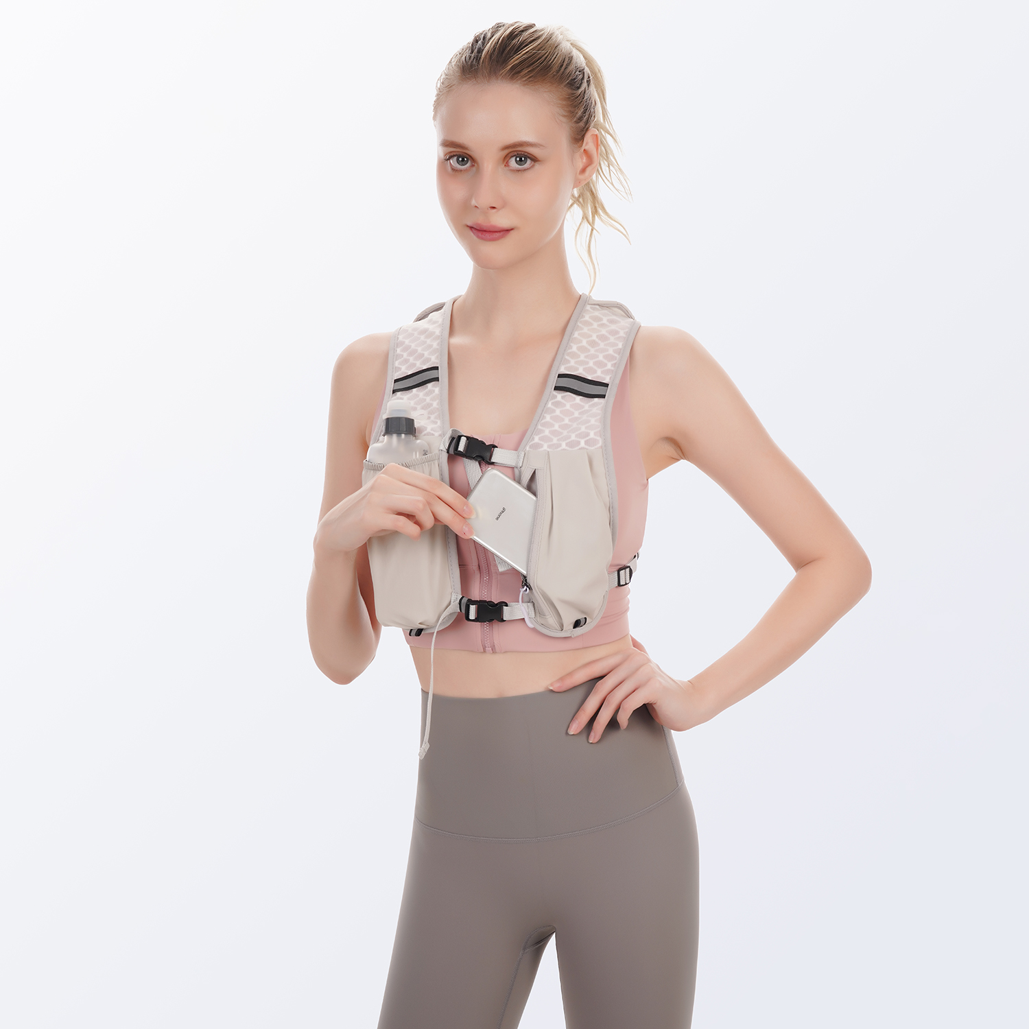 越野跑步马甲背包运动手机袋男女健身装备户外神器骑行水壶背心包