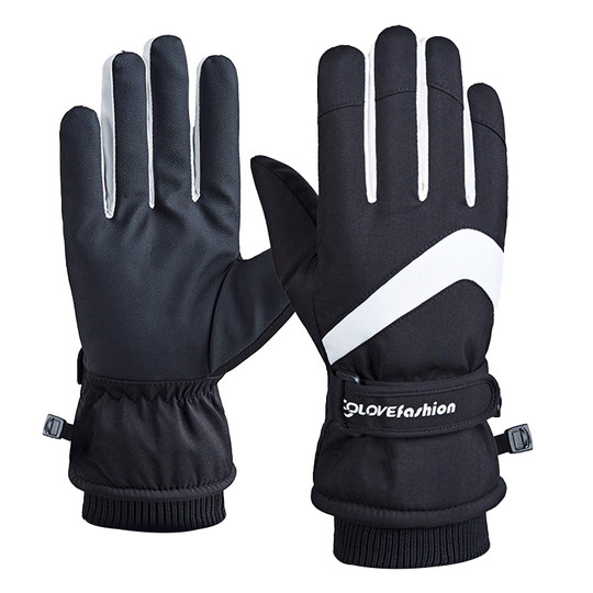 Cotton ski gloves for men and women winter