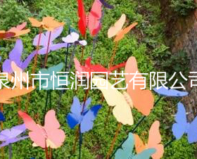铁艺仿真蝴蝶动物公园户外景观