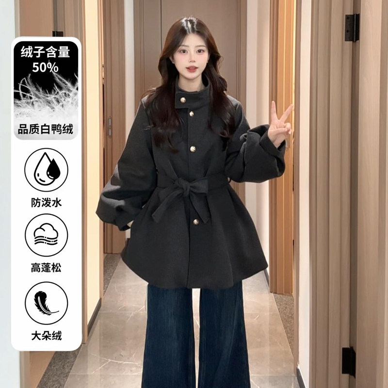 【羽绒内胆】BULE蓝色星球冬季2026年保暖加厚呢子大衣毛呢外套女,淘宝优惠券,粉丝福利购,淘宝优惠卷