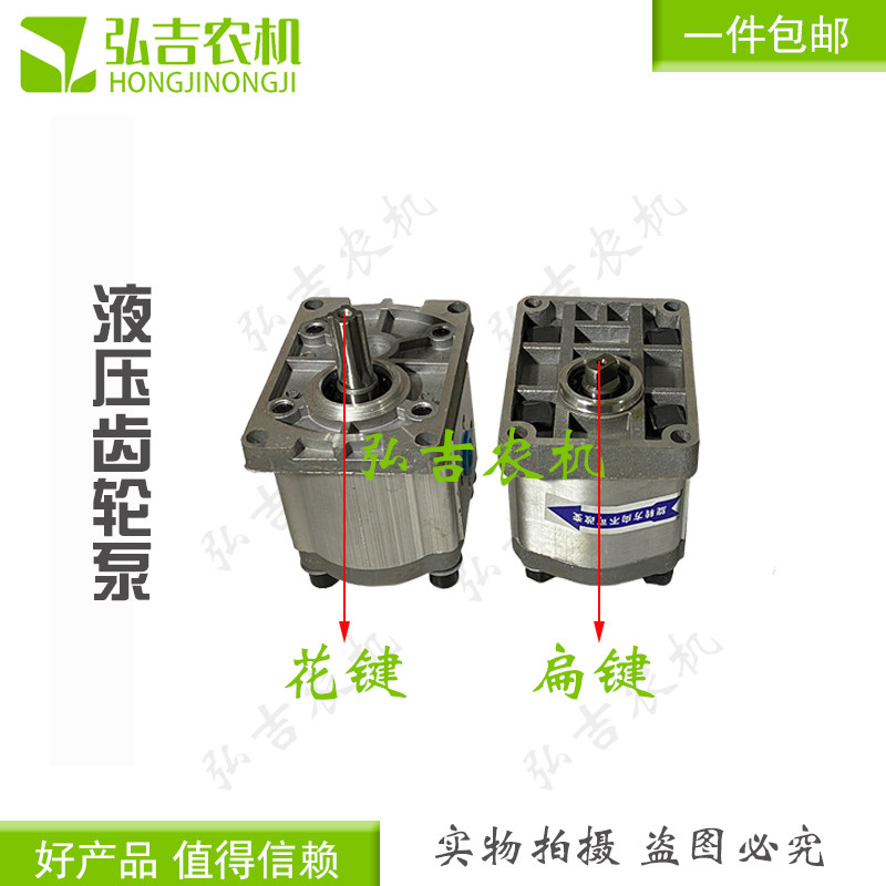 液压油泵CBN-F306/310/314/316/320/325液压齿轮泵花键扁键包邮,淘宝优惠券,粉丝福利购,淘宝优惠卷