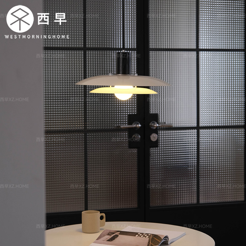 法式复古奶油风设计师餐厅吊灯中古简约吧台餐桌飞碟高级感吊线灯,淘宝优惠券,粉丝福利购,淘宝优惠卷