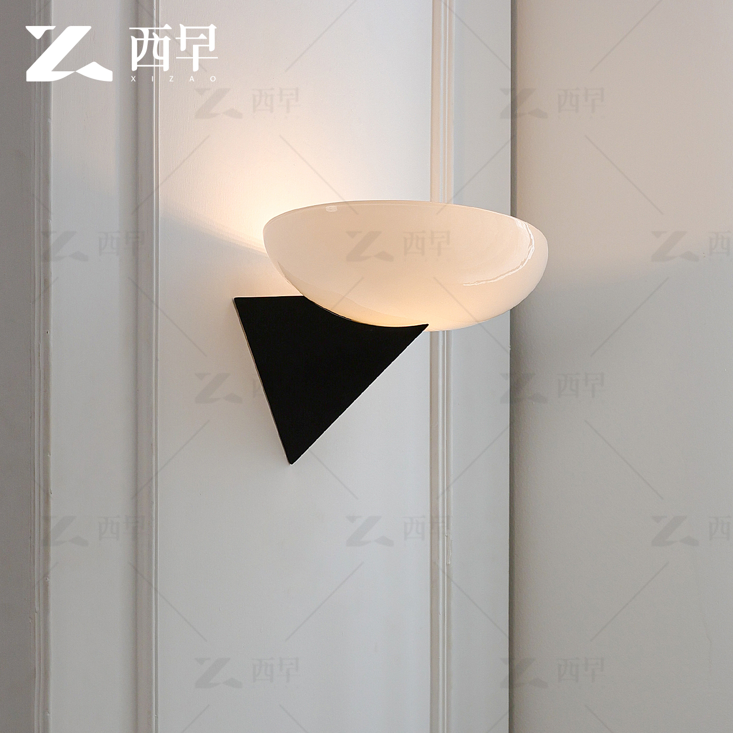 西早 法式中古设计师床头壁灯 包豪斯美式复古客厅餐厅走廊过道灯 - 图3