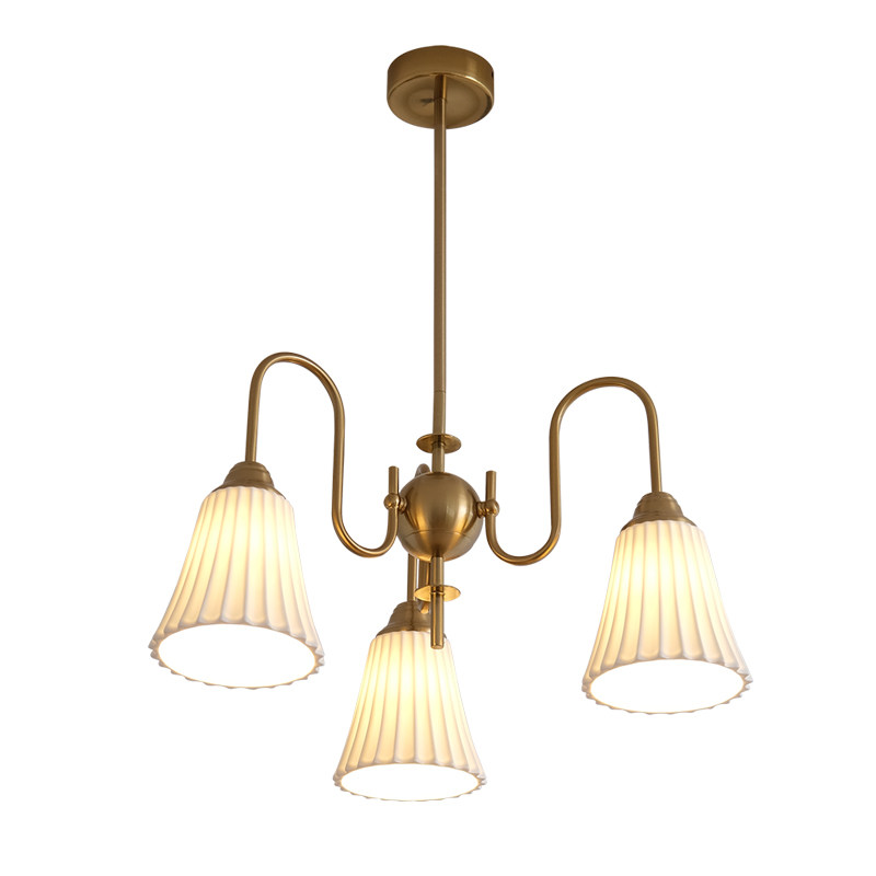 西早 artdeco中古现代简约陶瓷卧室吊灯 美式法式洋房客厅餐厅灯,淘宝优惠券,粉丝福利购,淘宝优惠卷