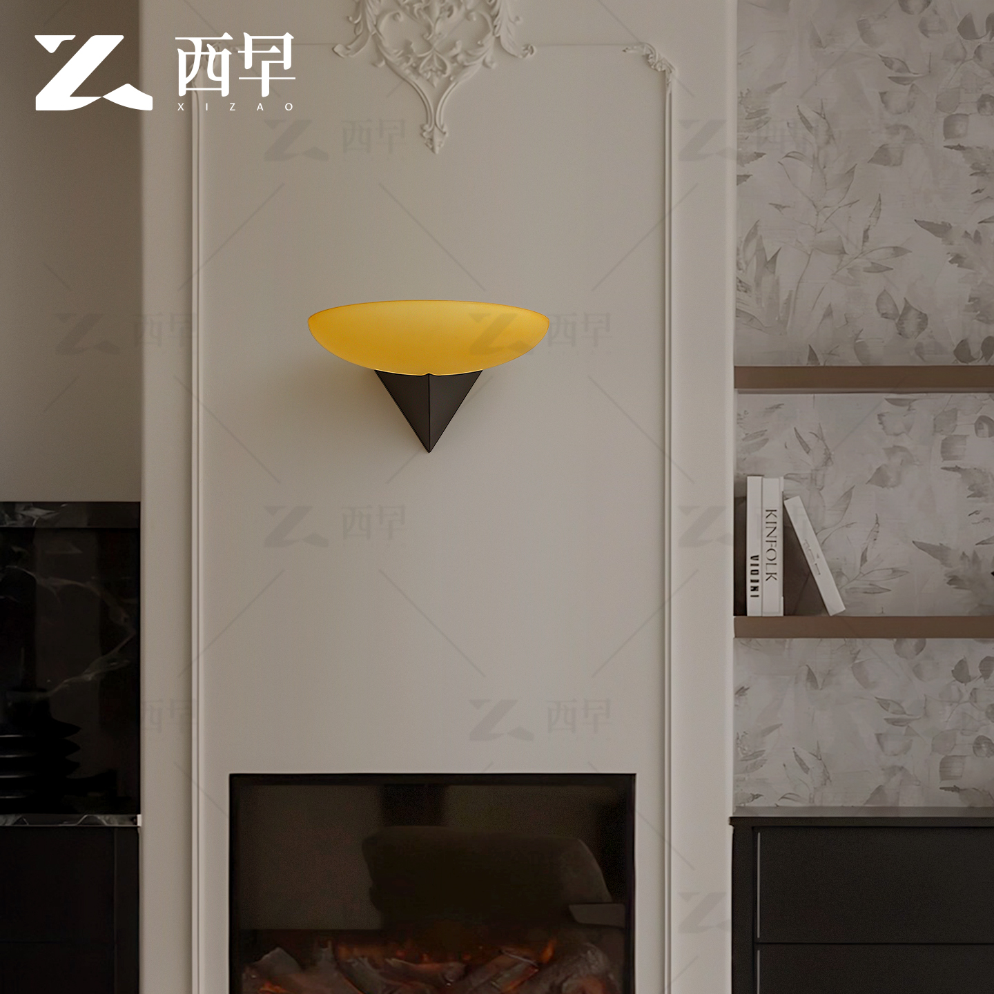 西早 法式中古设计师床头壁灯 包豪斯美式复古客厅餐厅走廊过道灯 - 图2