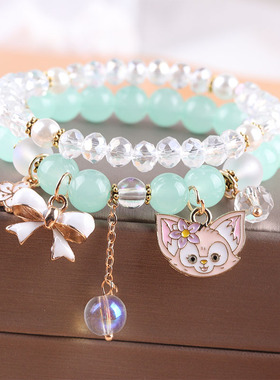 其他女日韩水晶手环女孩