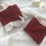 Оберег на день рождения, нижнее белье, комфортные штаны, красные трусы, средняя посадка, с акцентом на бедрах