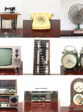 收音机复古老物件摆件