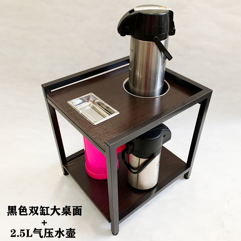 麻将机茶几双层加厚麻将桌边角几茶楼棋牌室茶几专用茶水架免安装 - 图2