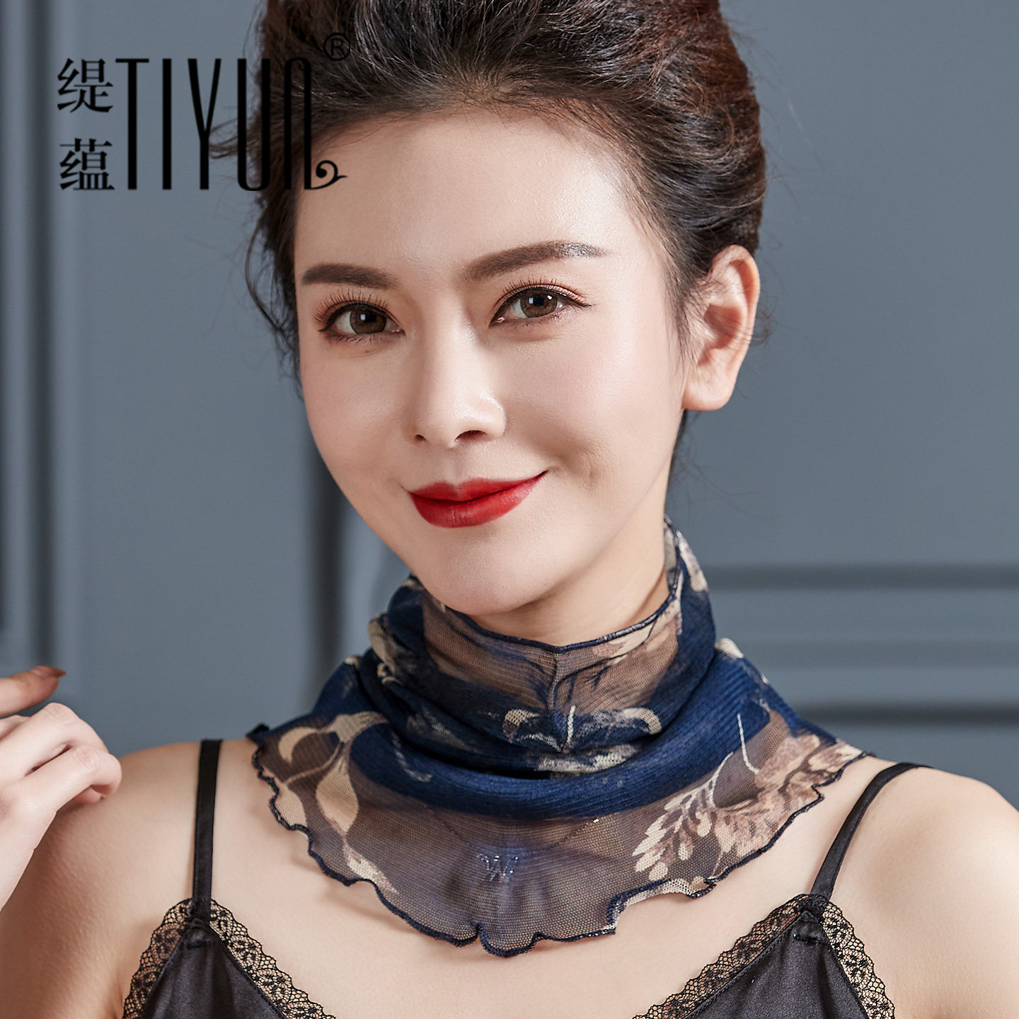 围脖夏季薄款女防晒桑蚕丝脖子假领子真丝围巾套头小丝巾护颈脖套,淘宝优惠券,粉丝福利购,淘宝优惠卷