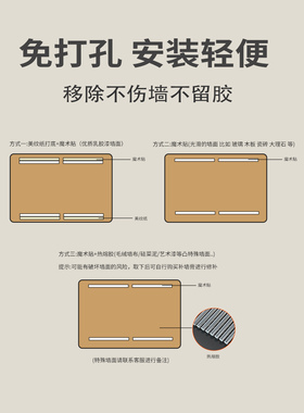 免打孔软装中国地图旅行照片墙