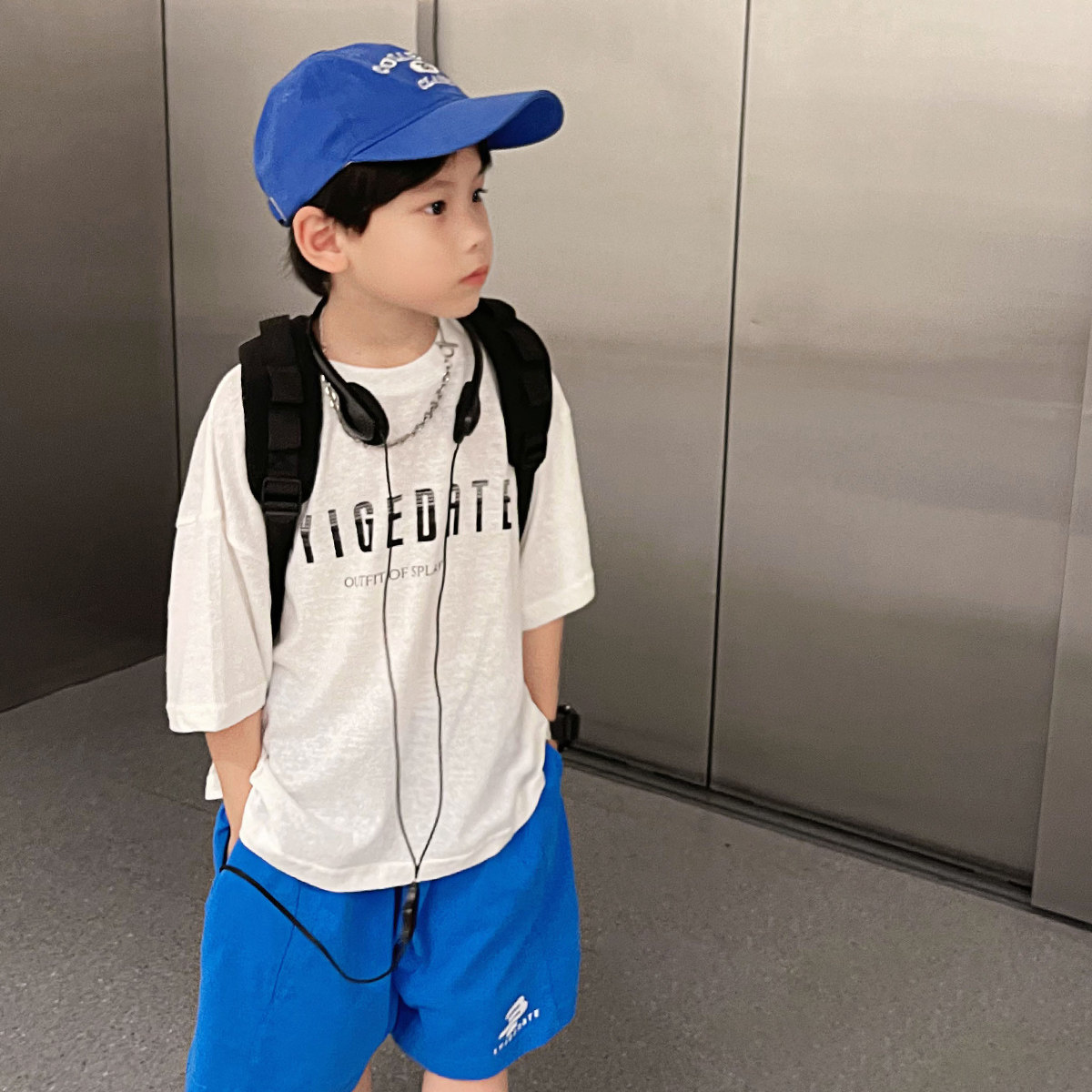 霖霖妈童装儿童英文T恤夏男童短袖上衣男宝宝半袖中大童圆领衣服,淘宝优惠券,粉丝福利购,淘宝优惠卷