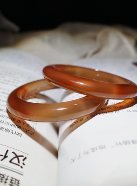 小圈口天然精品玉髓镯子小手玉镯