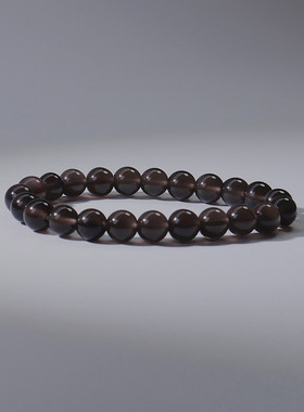 情侣天然5A级冰种黑曜石手链