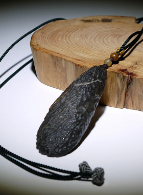 新疆原生态天然戈壁泥石平安项链