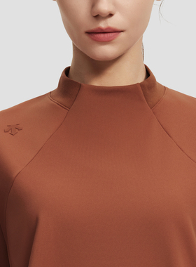 DESCENTE迪桑特WOMEN’S TRAINING系列加绒女士针织套头衫秋冬