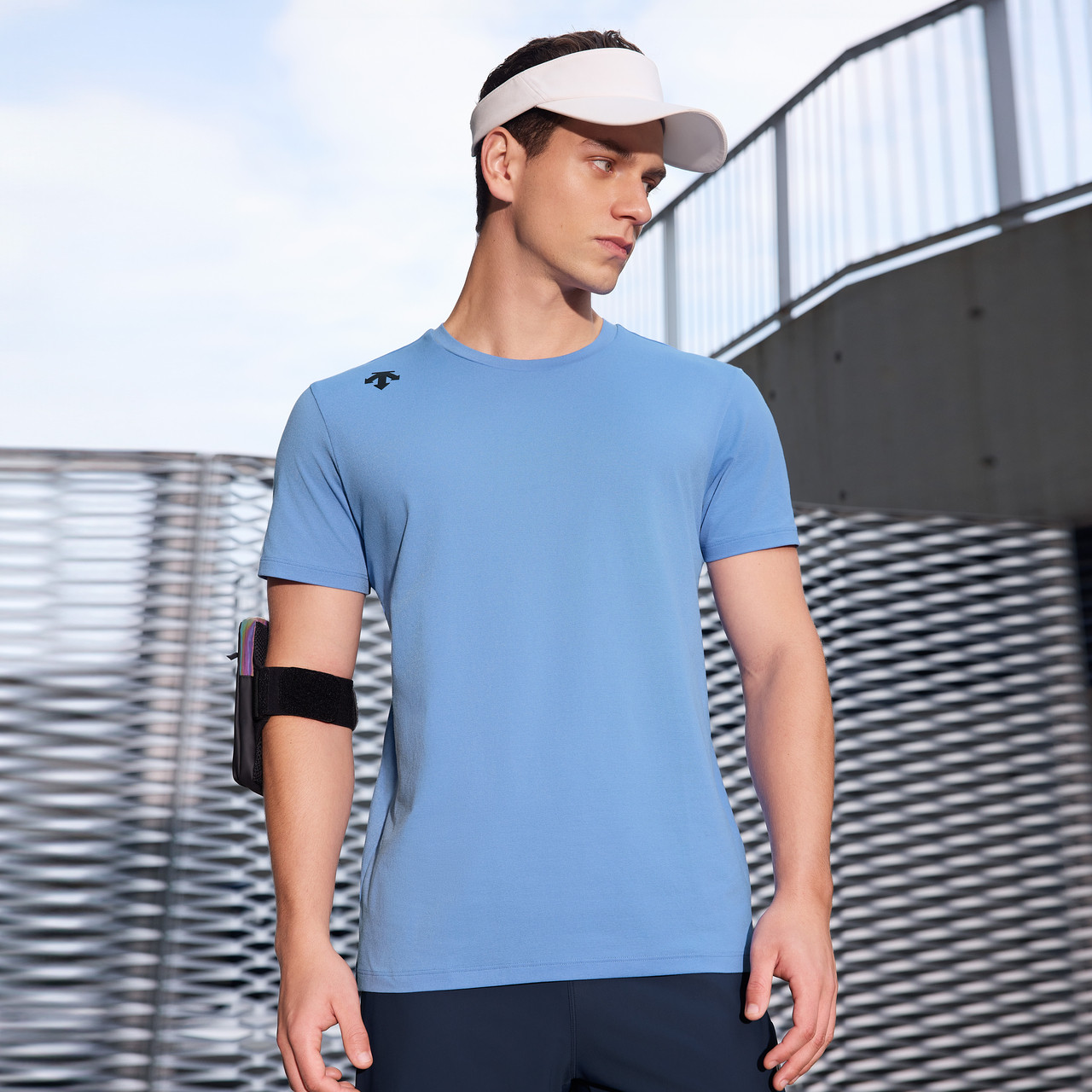 DESCENTE迪桑特TRAINING系列综训男士TOUGH短袖针织衫T恤,淘宝优惠券,粉丝福利购,淘宝优惠卷