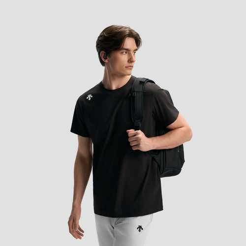 DESCENTE迪桑特TRAINING系列TRICOT经编男士凉感防晒短袖T恤新品 - 图3