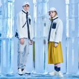 Descente Deal Ski Style Fashion Crasual Мужчины и женщины имитируют модели Lambscurus Studer Collar Pare