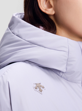 DESCENTE迪桑特WOMEN’S SKI STYLE女士远红外保暖短款连帽羽绒服