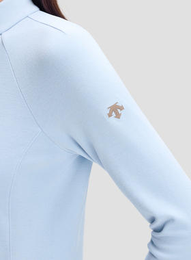 DESCENTE迪桑特WOMEN’S SKI STYLE士半拉链抓绒亲肤长袖针织衫